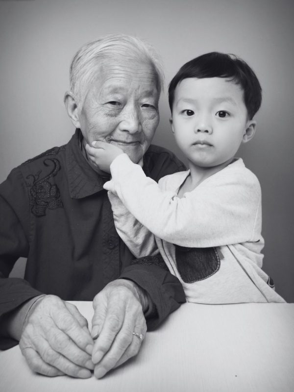 Grandma and grandson